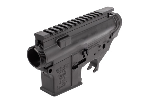Geissele Automatics Super Duty Stripped AR-15 Receiver Set - Black