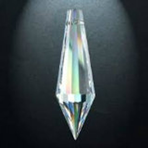 Asfour #432 Icicle 38mm Clear Crystal Prisms