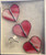 6.25" Stained Glass Hanging Hearts Sun Catchers-3 colors
