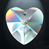 Asfour 870 Heart Clear Crystal Prisms-2 sizes