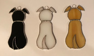 Stained Glass Puppy Dog Sun Catcher