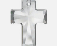 Swarovski Elements 40mm Clear Cross Crystal Pendant Prism #6864-40