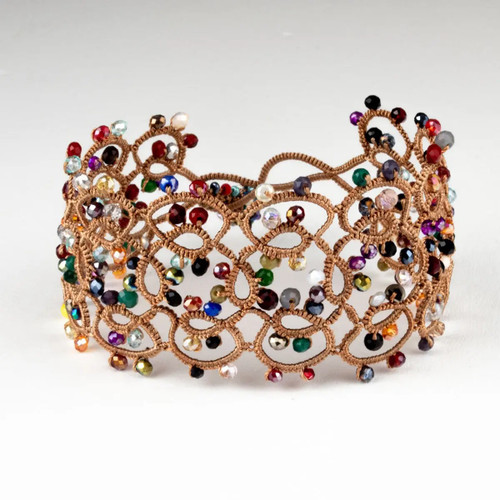 Turkish lace crochet bracelet 