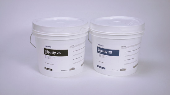 Silputty 25 Soft Silicone Putty, platinum-based, food safe, quick curing silicone RTV that captures forensic detail.