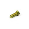 Bolt, 3/8-24 in Thread, 1.00 in Long, Hex Head, Steel, Cadmium, Winters Quick Change