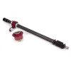 Steering Column, Adjustable, 22-32 in Length, 3/4-20 in Spline, Aluminum, Natura