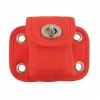 Storage Pouch, Transponder, Clear Viewing Window, Zip-Tie Mount, Nylon, Orange