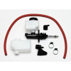Master Cylinder, Compact, 0.75 in Bore, 1.120 in Stroke, Direct or Remote Reservoir, Aluminum, Black Paint, Kit