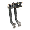Pedal Assembly, Brake / Clutch, 6.25 to 1 Ratio, 11.89 in Long, Reverse Swing Mount, Aluminum, Black Paint,