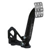 Pedal Assembly, Brake / Clutch, 6 to 1 Ratio, 9.630 in Long, Forward Floor Mount, Aluminum, Black Paint