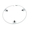 Mud Cover Ring, Expander Mounting Ring, Bolt-On / Quick Release Hardware, Steel, White