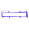 Valve Cover Gasket, Perm-Align, 0.188 in Thick, Steel Core Silicone Rubber, Small Block Chevy, Pair