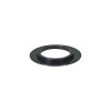 Pulley Flange, Press Fit, 1 or 1-1/2 in Wide Pulleys, Aluminum, Black Anodized, Peterson Pulleys