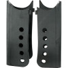 Trailing Arm Bracket, Stock, Lower, Weld-On, 3 in OD Axle Tubes, Steel, Natural, Pair