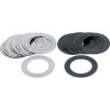 Spark Plug Washer, Indexing, 14 mm Flat Seat, 60 and 90 Degree Shims, Set of 24