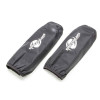 Shock Cover, Shockwears, 13 in Long, 5.000 in OD, Elastic Ends, Hook and Loop Closure, Polyester, Black, Pair