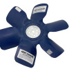 Mechanical Cooling Fan, Max Air, 17 in Fan, 6 Blade, 5/8 in Pilot, Universal Bolt Pattern, Aluminum Hub / Plastic Blades, Blue
