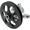 Power Steering Pump, GM Type 2, 3 gpm, 1300 psi, V-Belt Pulley, Steel, Zinc