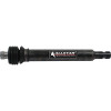 Steering Shaft, Collapsible, 13-1/2 in Long, 3/4-20 Spline, Collapses 3 in, Steel, Black Paint, Universal,