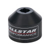 Rod End Socket, 1/2 in Drive, 0.640 in Max Width, Steel, Black Oxide, Shock, Universal