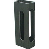 Trailing Arm Bracket, Slider Box, Frame Mount, Weld-On, 3/4 in Slot, Steel, Natural,