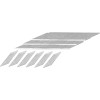 Tire Siper Blades, Steel, Natural, Allstar Heater Tire Siper / 8 Blade Siper, Set of 24