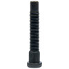 Wheel Stud, 5/8-11 in Thread, 3.750 in Long, 0.690 in Knurl, Steel, Black Oxide, Set of 5