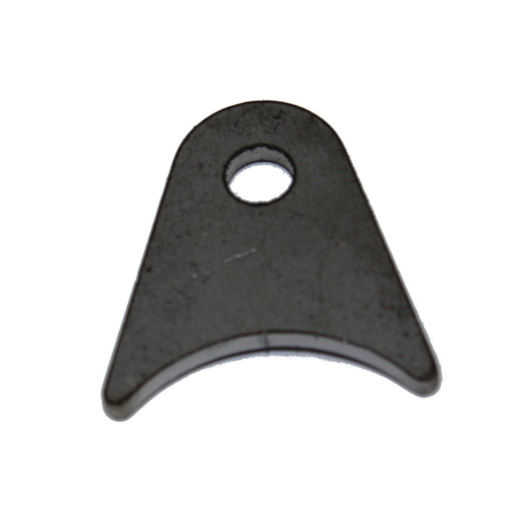 Rounded Chassis Tab 1/4" Hole