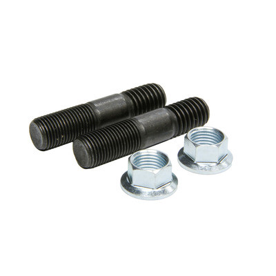 Transmission Stud, 1/2-20 and 1/2-13 in Thread, 2-1/4 in Long, Nuts Included, Steel, Kit