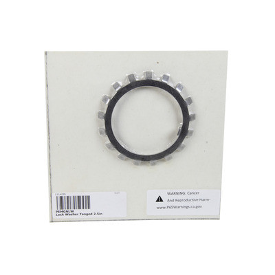 Lock Washer, Tab, 2.4 in ID, 2.87 in OD, 0.07 in Thick, Steel, Zinc Plated, 2-1/2 in Grand National Wheel Hub