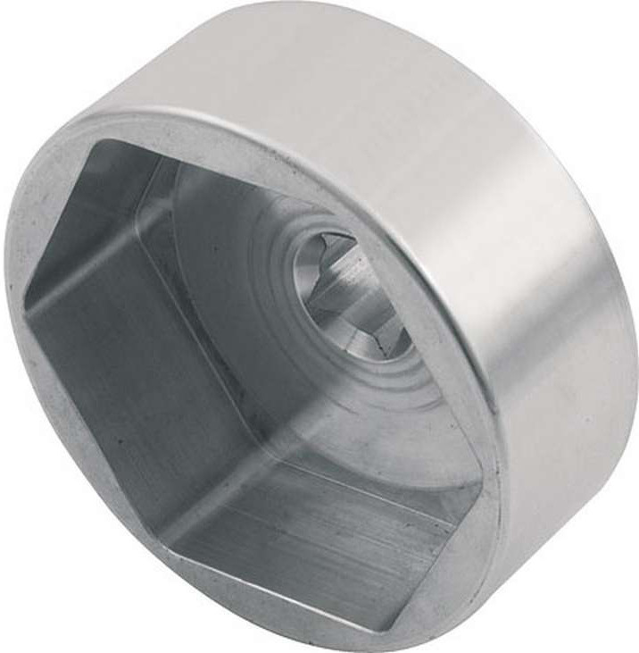 Spindle Nut Socket, 1/2 in Drive, Aluminum, Clear Anodized, 2-7/8 in Spindle Nuts, Each
