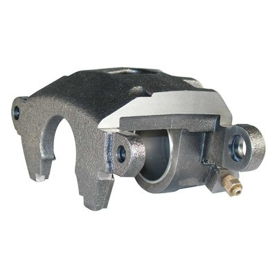 Brake Caliper, GM Metric, 1 Piston, Iron, Natural, 11.750 in OD x 1.040 in Thick Rotor, 5.46 in Floating Mount