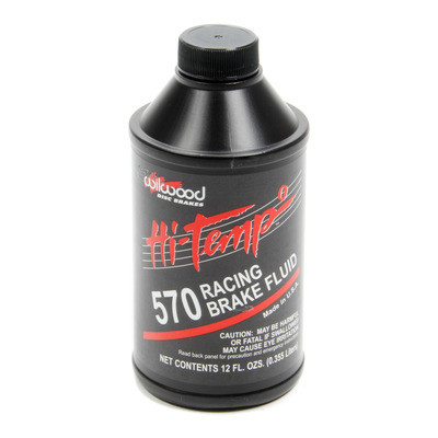 Brake Fluid, 570 Hi-Temp Racing, DOT 3, 12 oz Bottle