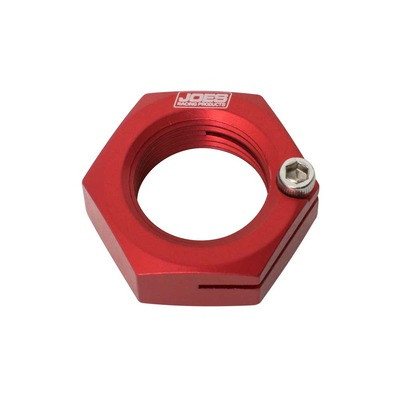 Spindle Nut, Split Nut, Aluminum, Red Anodized, Micro / Mini Hubs