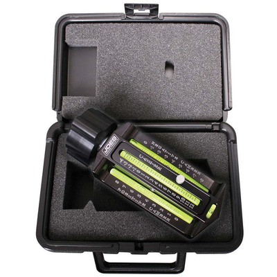 Caster / Camber Gauge, Analog, 8 Degree, Magnetic Adapter, Carry Case, Aluminum, Black Anodized