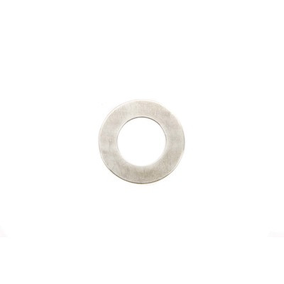 Flat Washer, 0.635 in ID, 1.104 in OD, 0.035 in Thick, Steel, Zinc Oxide, Bert Idler Gears