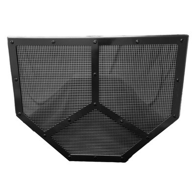 Radiator Screen, Shaker, 24 x 19 in, Plastic, Black, Natural, Modified,
