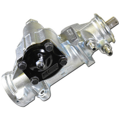 Steering Box, Power, Sportsman 700 Series, 3-Bolt, 13/16 in 36 Spline, 6 to 1 Ratio, 0.185 in Valve, Iron, Natural, Universal