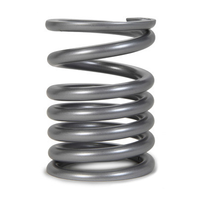 Coil Spring, Elite Series, 5 in OD, 7 in Length, 2000 lb/in Spring Rate, Pull Bar, Steel, Silver Powder Coat,