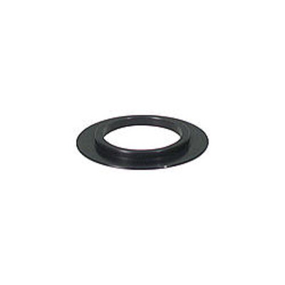 Pulley Flange, Press Fit, 1 or 1-1/2 in Wide Pulleys, Aluminum, Black Anodized, Peterson Pulleys