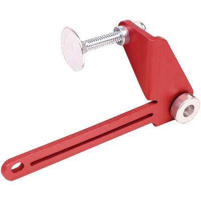 Throttle Stop, Primary, Aluminum, Red Anodized, Square Bore, Kit