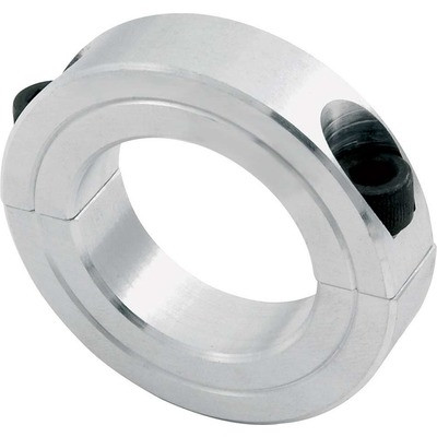Shaft Collar, 3/4 in ID, Clamp-On, Aluminum, Natural