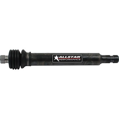 Steering Shaft, Collapsible, 13-1/2 in Long, 3/4-20 Spline, Collapses 3 in, Steel, Black Paint, Universal,