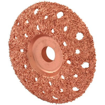 Tire Grinding Disc, Rounded, 4 in OD, 5/8 in Arbor, 23 Grit