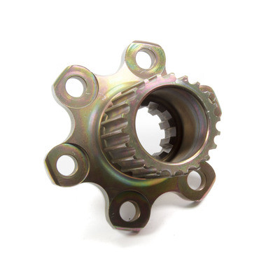 Crankshaft Coupler Adapter, 1.375 in Diameter Input Shaft, 10 Spline, 2-Piece Seal, Steel, Cadmium, Small Block Chevy,