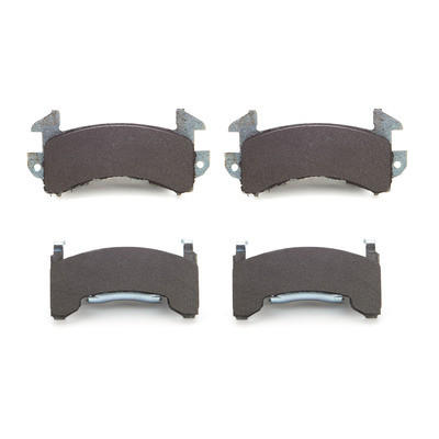 Brake Pads, High Temperature Racing Pads, Medium-High Friction, High Temperature, 13.2 mm Thick, D154, GM Metric, Set of 4