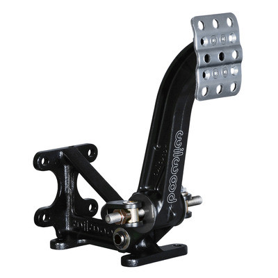 Pedal Assembly, Brake, 6 to 1 Ratio, 9.6 in Pedal Length, 10.34 in Overall Height, Forward Floor Mount, Aluminum, Black Paint, Universal