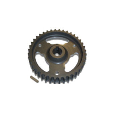 Power Steering Pump Pulley, HTD, 40 Tooth, Bolt-On, 8 mm Pitch, 5/8 in Shaft, Aluminum, Black Anodized