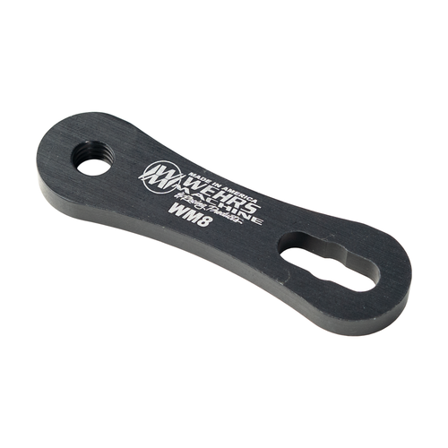 Shifter Arm, 3/8 in Mounting Hole, Saginaw, Aluminum, Black Anodized, Universal