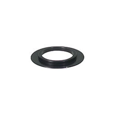 Pulley Flange, Press Fit, 1 or 1-1/2 in Wide Pulleys, Aluminum, Black Anodized, Peterson Pulleys